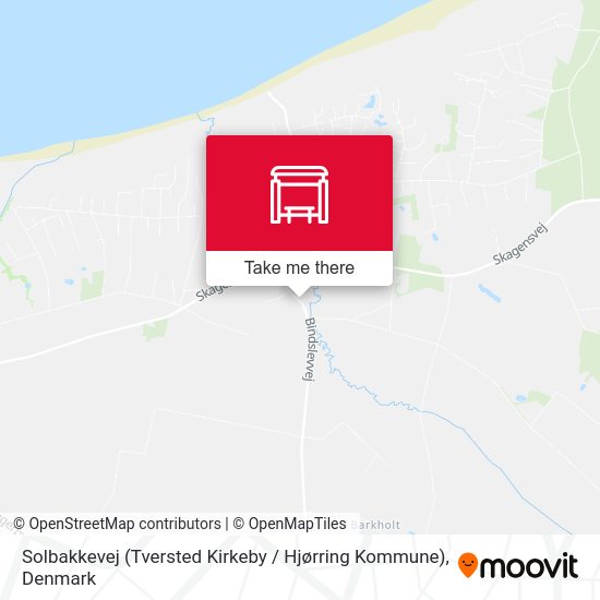 Solbakkevej (Tversted Kirkeby / Hjørring Kommune) map
