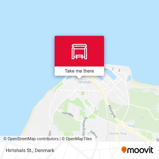 Hirtshals St. map
