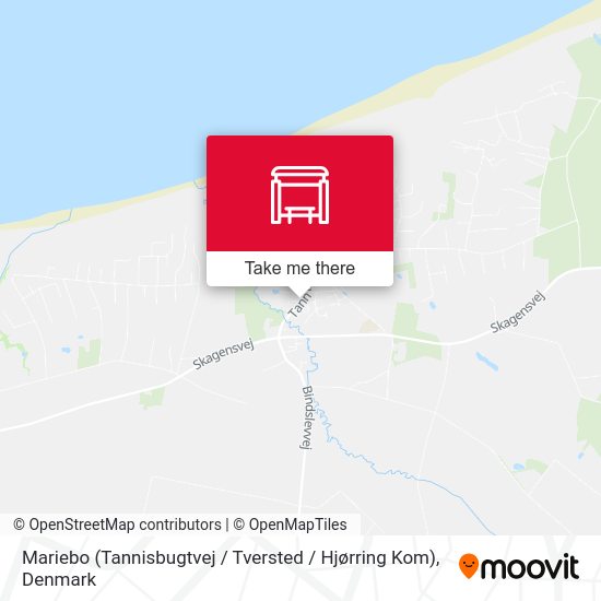 Mariebo (Tannisbugtvej / Tversted / Hjørring Kom) map