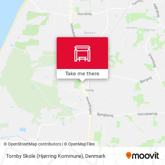 Tornby Skole (Hjørring Kommune) map