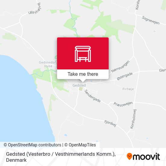 Gedsted (Vesterbro / Vesthimmerlands Komm.) map