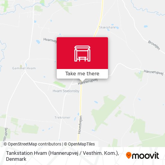 Tankstation Hvam (Hannerupvej / Vesthim. Kom.) map