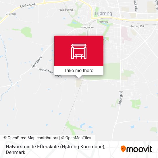 Halvorsminde Efterskole (Hjørring Kommune) map
