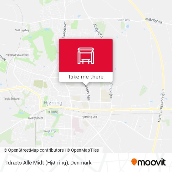 Idræts Allé Midt (Hjørring) map