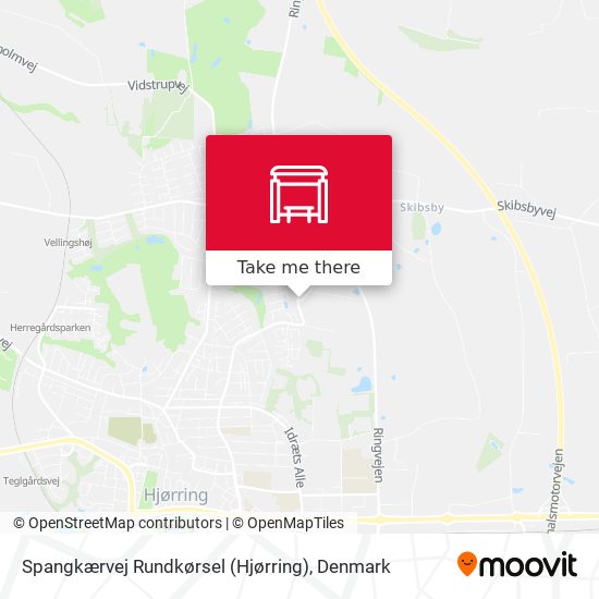 Spangkærvej Rundkørsel (Hjørring) map