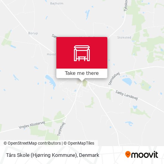 Tårs Skole (Hjørring Kommune) map