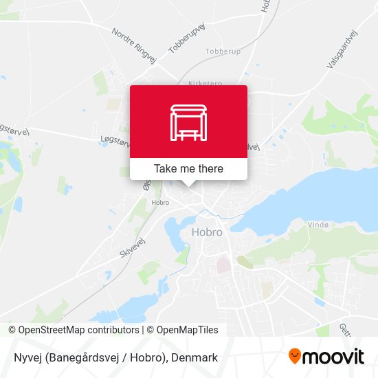 Nyvej (Banegårdsvej / Hobro) map