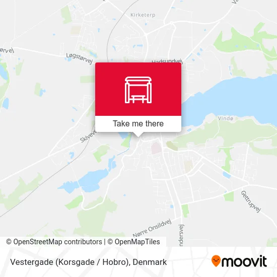 Vestergade (Korsgade / Hobro) map