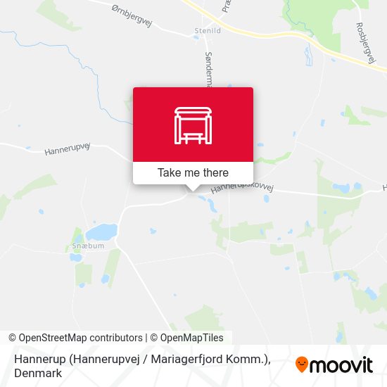 Hannerup (Hannerupvej / Mariagerfjord Komm.) map