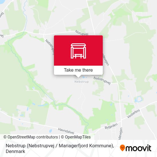 Nebstrup (Nebstrupvej / Mariagerfjord Kommune) map
