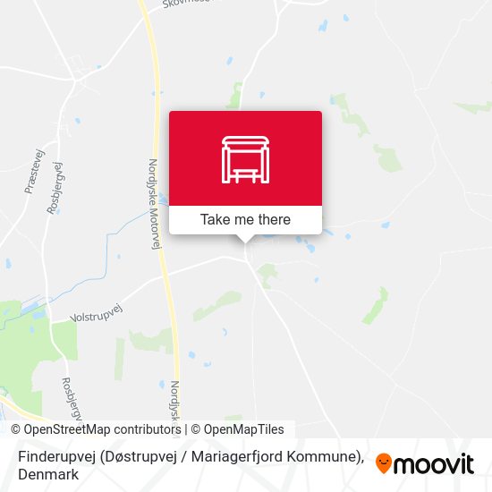 Finderupvej (Døstrupvej / Mariagerfjord Kommune) map