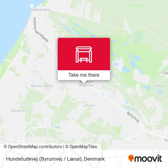 Hundetudevej (Byrumvej / Læsø) map