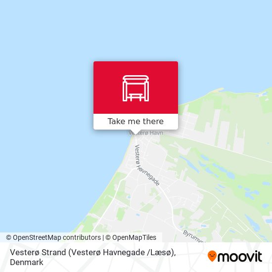 Vesterø Strand (Vesterø Havnegade /Læsø) map