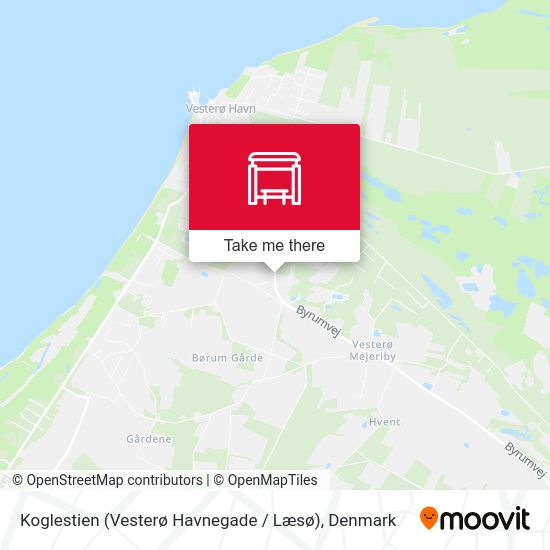 Koglestien (Vesterø Havnegade / Læsø) map