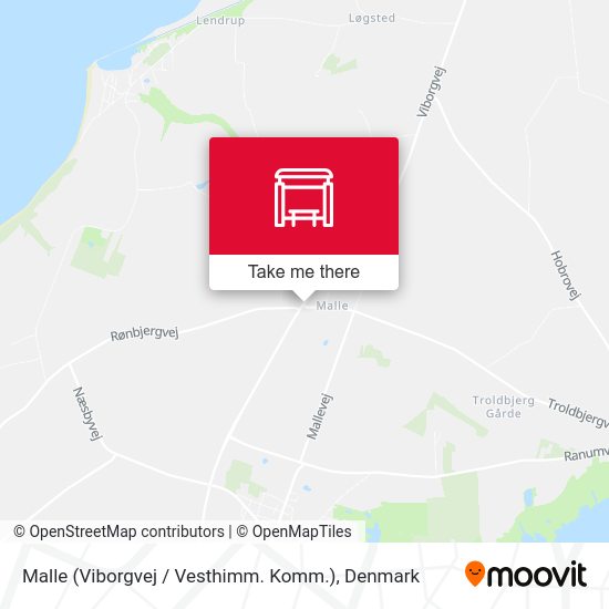 Malle (Viborgvej / Vesthimm. Komm.) map