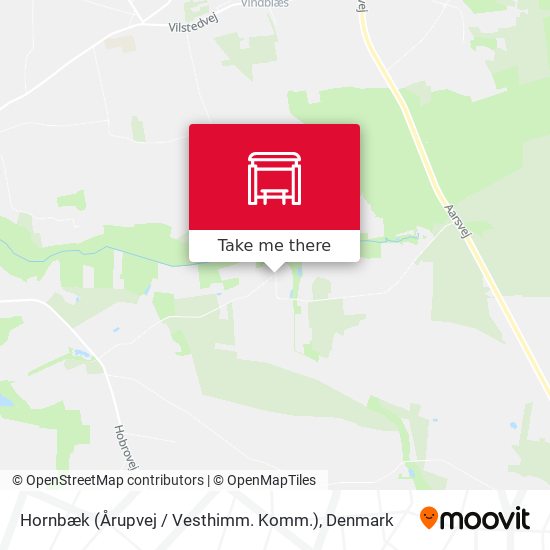 Hornbæk (Årupvej / Vesthimm. Komm.) map
