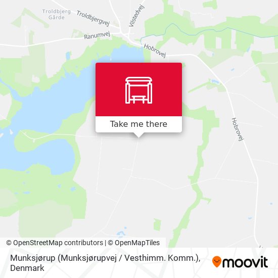 Munksjørup (Munksjørupvej / Vesthimm. Komm.) map
