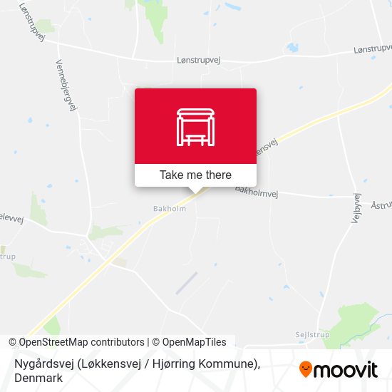 Nygårdsvej (Løkkensvej / Hjørring Kommune) map