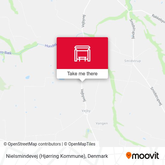 Nielsmindevej (Hjørring Kommune) map