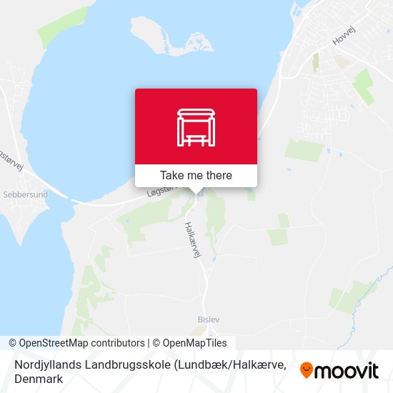 Nordjyllands Landbrugsskole map