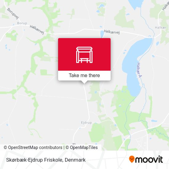 Skørbæk-Ejdrup Friskole map