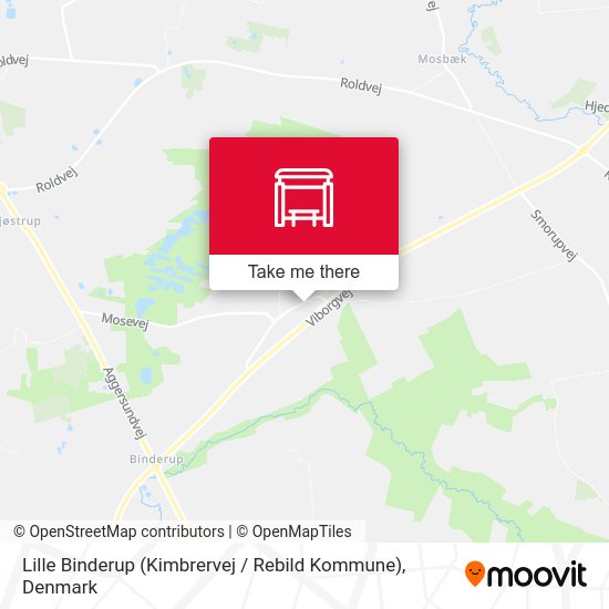 Lille Binderup (Kimbrervej / Rebild Kommune) map