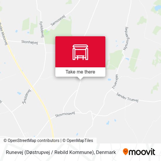 Runevej (Døstrupvej / Rebild Kommune) map