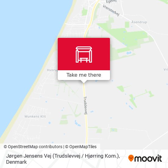 Jørgen Jensens Vej (Trudslevvej / Hjørring Kom.) map