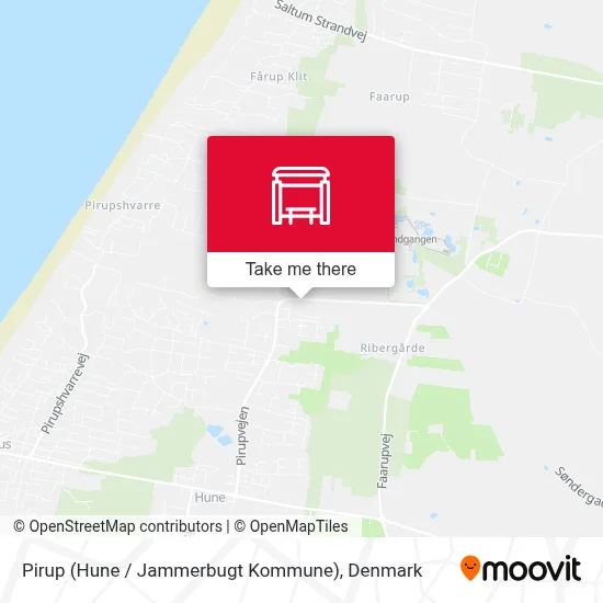 Pirup (Hune / Jammerbugt Kommune) map