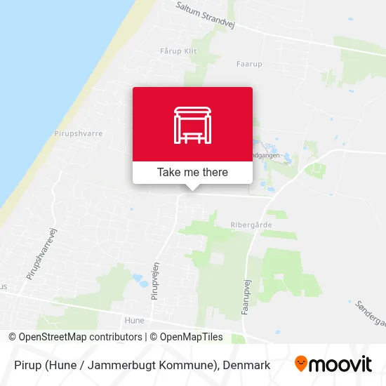 Pirup (Hune / Jammerbugt Kommune) map