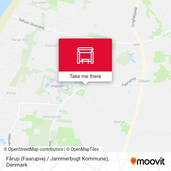 Fårup (Faarupvej / Jammerbugt Kommune) map