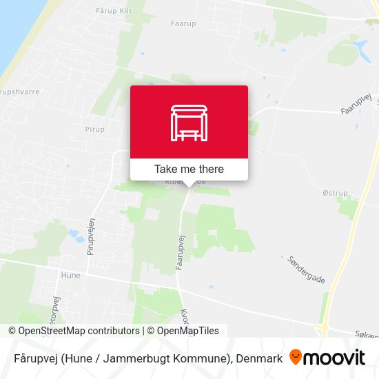 Fårupvej (Hune / Jammerbugt Kommune) map