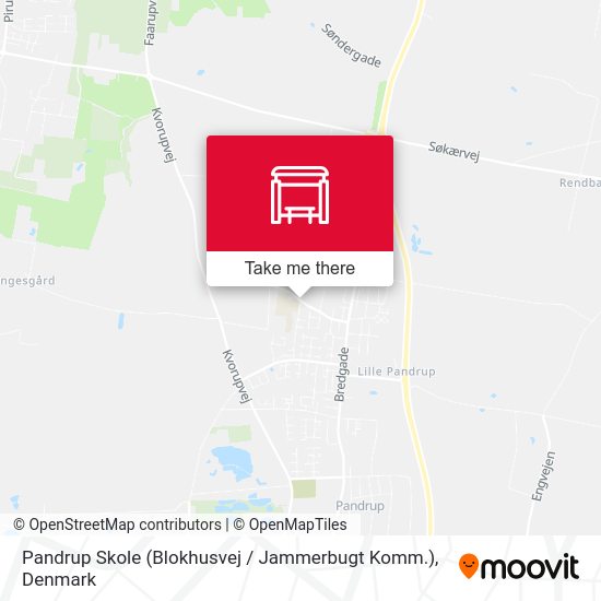 Pandrup Skole (Blokhusvej / Jammerbugt Komm.) map