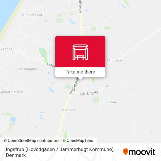 Ingstrup (Hovedgaden / Jammerbugt Kommune) map