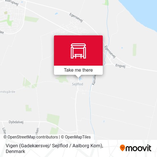 Vigen (Gadekærsvej/ Sejlflod / Aalborg Kom) map