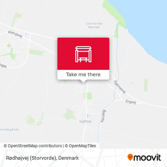 Rødhøjvej (Storvorde) map