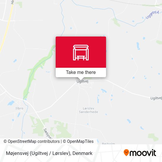 Møjensvej (Ugiltvej / Lørslev) map