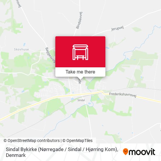 Sindal Bykirke (Nørregade / Sindal / Hjørring Kom) map