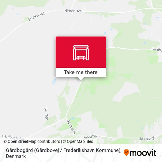 Gårdbogård (Gårdbovej / Frederikshavn Kommune) map
