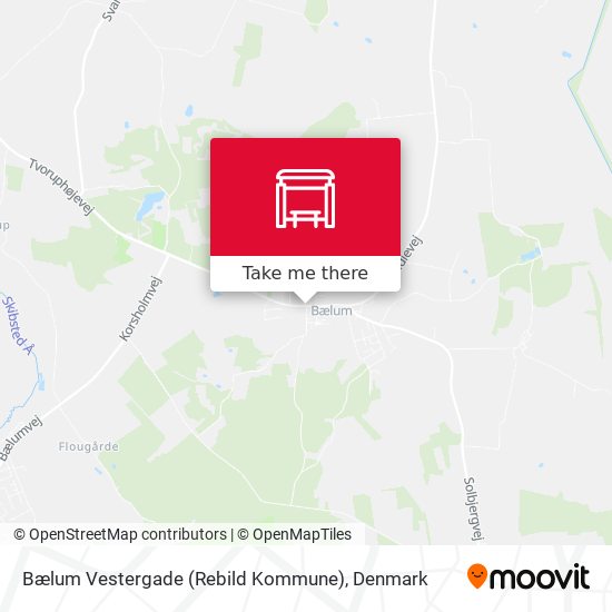 Bælum Vestergade (Rebild Kommune) map