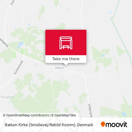 Bælum Kirke (Smidievej / Rebild Komm) map