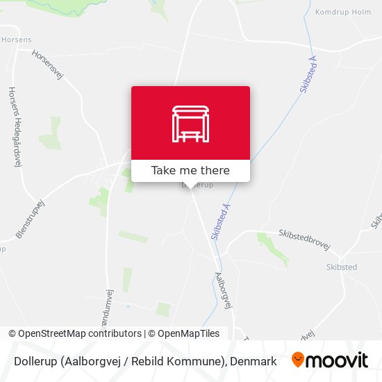 Dollerup (Aalborgvej / Rebild Kommune) map