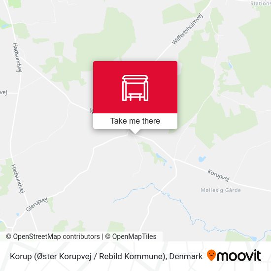 Korup (Øster Korupvej / Rebild Kommune) map