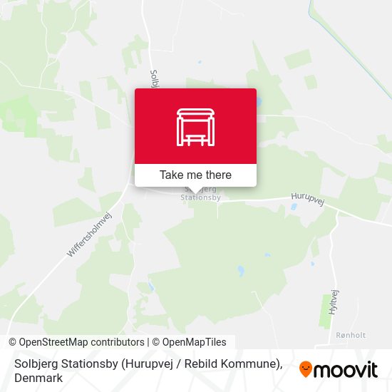 Solbjerg Stationsby (Hurupvej / Rebild Kommune) map