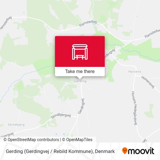 Gerding (Gerdingvej / Rebild Kommune) map