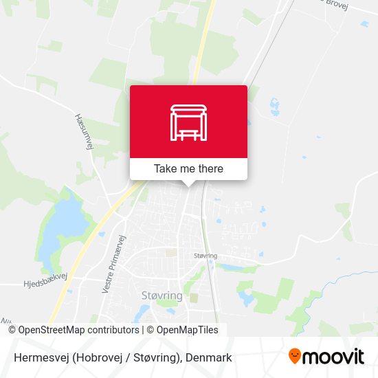 Hermesvej (Hobrovej / Støvring) map