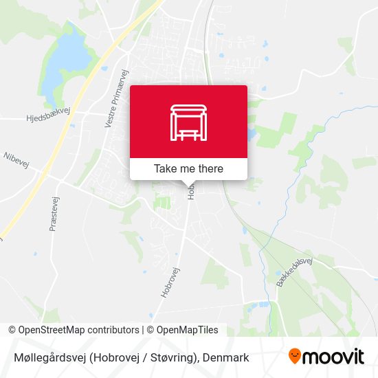 Møllegårdsvej (Hobrovej / Støvring) map