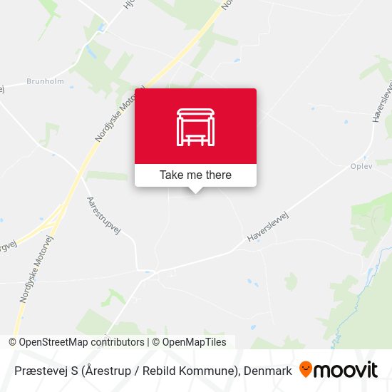 Præstevej S (Årestrup / Rebild Kommune) map