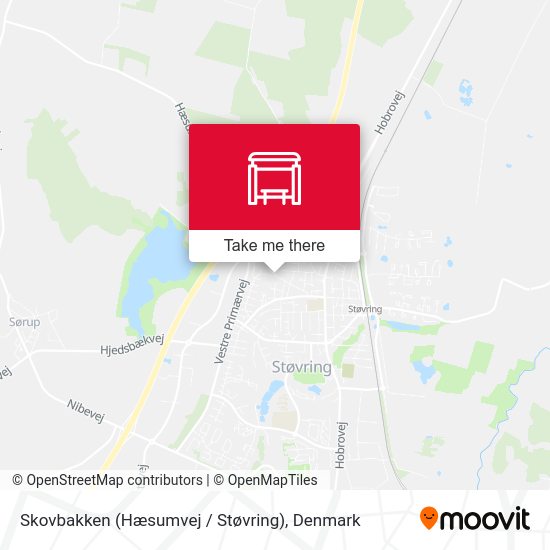 Skovbakken (Hæsumvej / Støvring) map