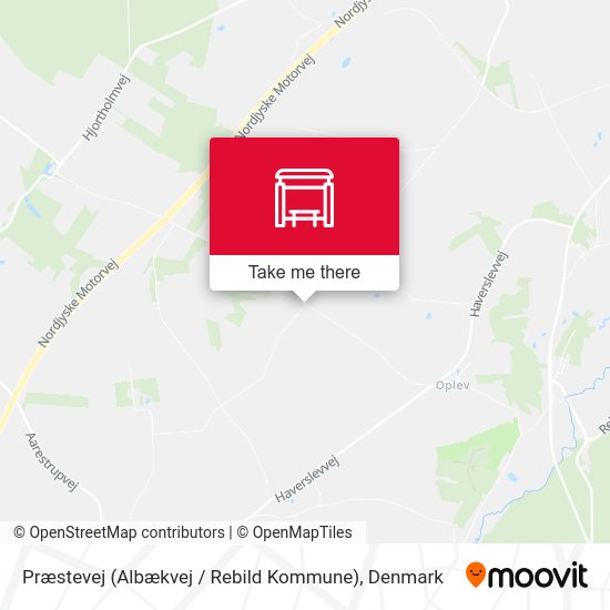 Præstevej (Albækvej / Rebild Kommune) map